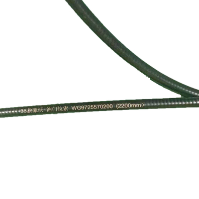 Cable de acelerador HOWO Wg9725570200 de 2,2 m de comprimento para sistema de tração de rodas