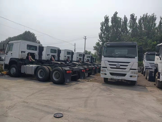 Sinotruk HOWO de segunda mão, cabeça de caminhão-trator com certificação ISO, pagamentos seguros