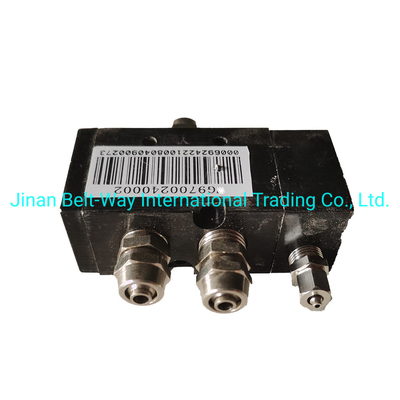 Partes do sistema de transmissão válvula magnética padrão WG9700240002 para caminhão Sinotruk HOWO