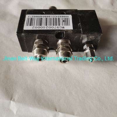 Partes do sistema de transmissão válvula magnética padrão WG9700240002 para caminhão Sinotruk HOWO
