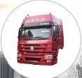 Cabina alta vermelha 2 camas Sinotruk Condução de caminhão Trator com fabricação
