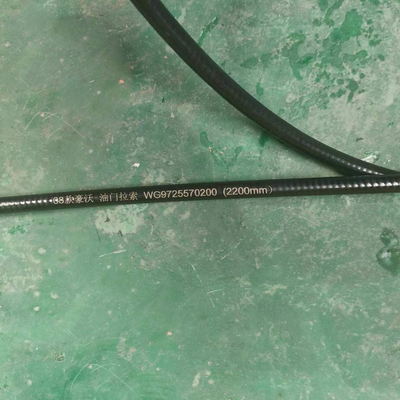 Sinotruk HOWO Cable de aceleração de caminhão Wg9725570200 com peso bruto do pacote 3,340 kg