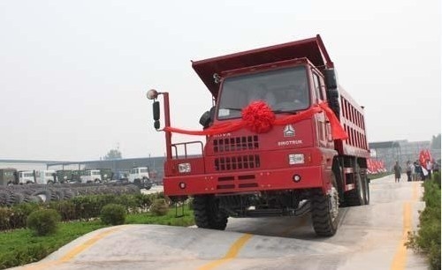 70 toneladas ZZ5707S3640AJ HOWO Caminhão de descarga de minas com transmissão manual