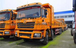 Caminhão de descarga F3000 Shacman usado estável com motor Weichai 380HP e tipo de condução 6 * 4