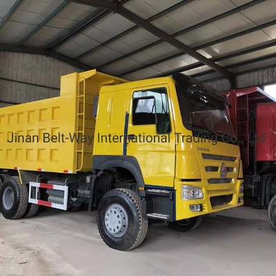 Motor de 6 cilindros de 375 HP, Dump Dumper Tipper HOWO, caminhão
