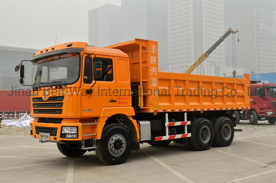 Caminhão Shacman usado 350HP Shacman F3000 Caminhão de descarga de 25 toneladas com padrão de emissões Euro 2
