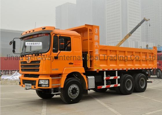 Caminhão Shacman usado 350HP Shacman F3000 Caminhão de descarga de 25 toneladas com padrão de emissões Euro 2