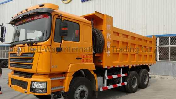 Caminhão Shacman usado 350HP Shacman F3000 Caminhão de descarga de 25 toneladas com padrão de emissões Euro 2