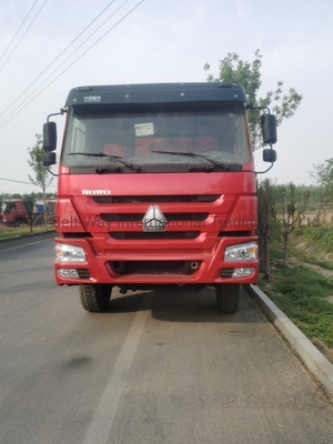 351-450hp HOWO 6X4 16 20 metros cúbicos caminhão de 10 rodas com design de pneus sem tubo