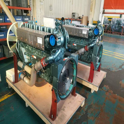 Sinotruk HOWO caminhão pesado 6 cilindros motor diesel Wd615.47 com 9.726L de cilindrada