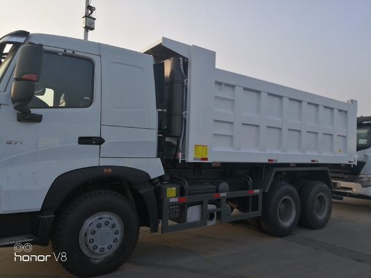 Desenho de pneus Sinotruc sem tubo HOWO 371HP Transmissão manual Cargo Tipper Dump truck