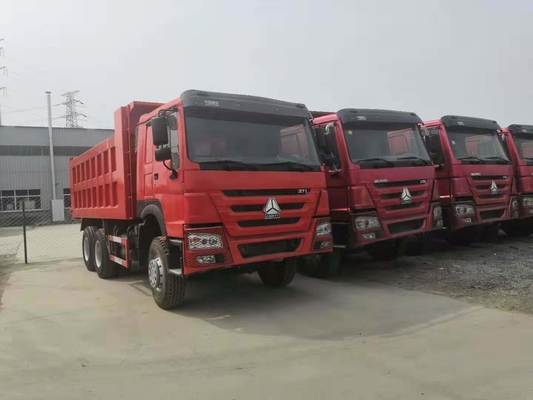 Após o descarregamento Carga pesada 336-375 HP Carrinho de descarregamento usado 6 * 4 Tipper com capacidade do motor> 8L
