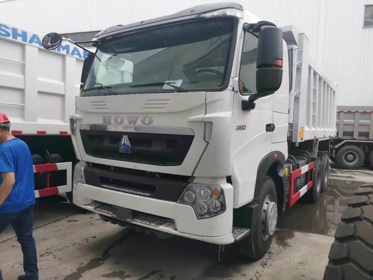 10wheeler 20 metros cúbicos caminhão de lixo HOWO 6X4 caminhão de despejo com pagamento de apoio em USD