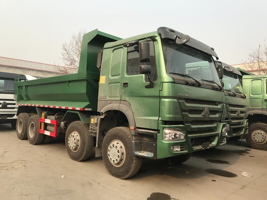 Certificado ISO 12 Wheeler LHD Sinotruk HOWO 8X4 RC Caminhão Tipper 60ton Dump Truck Dumper