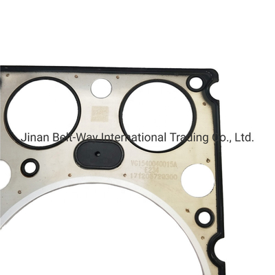 Gasket de cabeça de cilindro personalizado 612600040355 para material de aço do motor Weichai Wd615