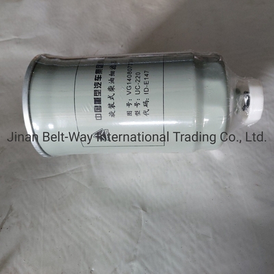 Sinotruk HOWO Peças para caminhões Peças sobressalentes para caminhões Diesel espiral Filtro fino Vg14080739A