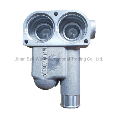 Política de reembolso OEM para Sino Truck HOWO Shacman Motor Thermostat Cover 612600140119