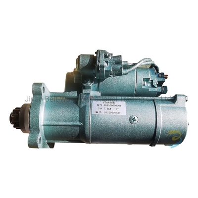 Sinotruk HOWO 10 Dentes 24V Starter Vg1560090001 para peças do sistema de transmissão da caixa de velocidades