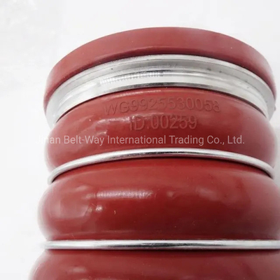Red HOWO Truck Parts Intercooler Hose Wg9925530058 para suporte online do motor Sinotruk