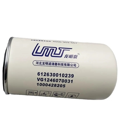 Peças do sistema elétrico Bateria para caminhão Sino HOWO 371HP Filtro de óleo do motor Vg1246070031